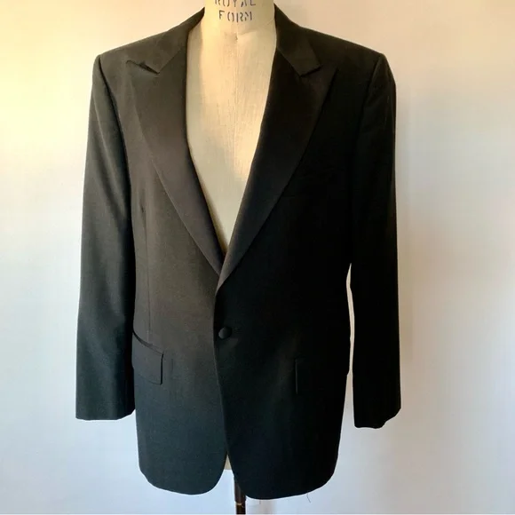 Christian Dior Monsieur Black Evening Jacket Satin Lapels - Picture 6 of 12